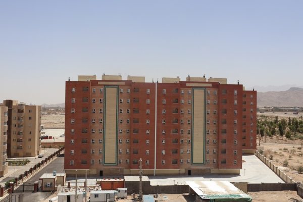 نمایی از پروژه مسکن ملی آازدشهر یزد