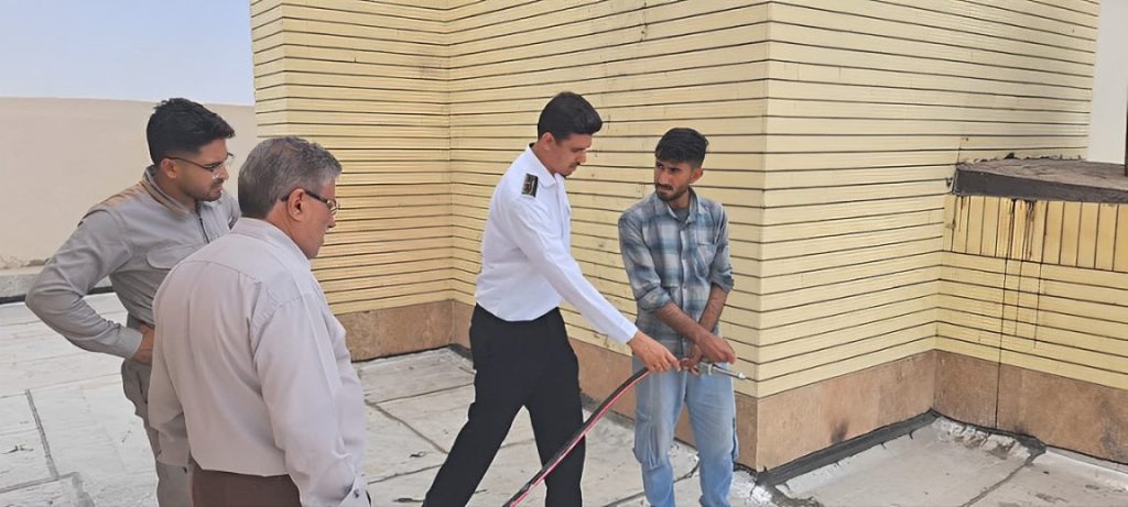 تست اطفاء حریق
