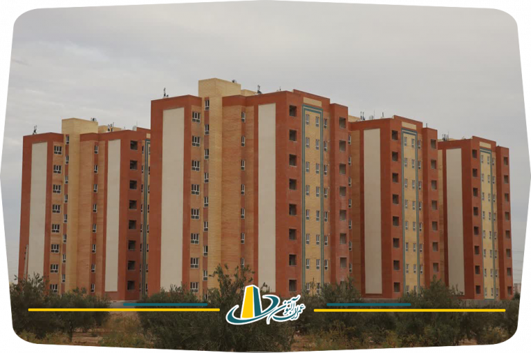 نمایی از پروژه مسکن ملی آزادشهر