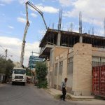 ادامه اجرای طبقه اول ساختمان ملاصدرا