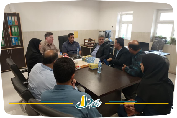 جلسه پیمانکار و کارفرما از پروژه طرح توسعه بیمارستان ضیائی اردکان