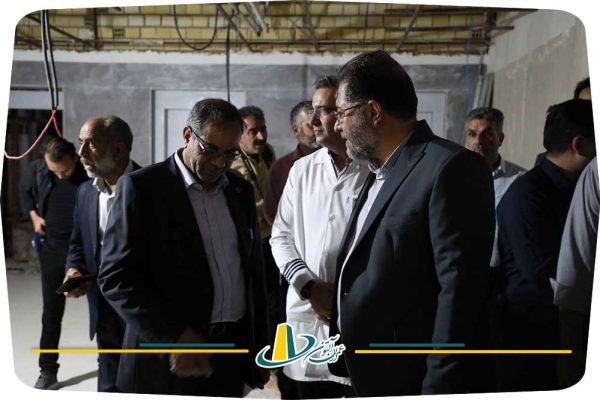 بازدید جمعی از مسئولان و عوامل پروژه طرح توسعه بیمارستان ضیائی – اردکان، یزد – شهریور 1404