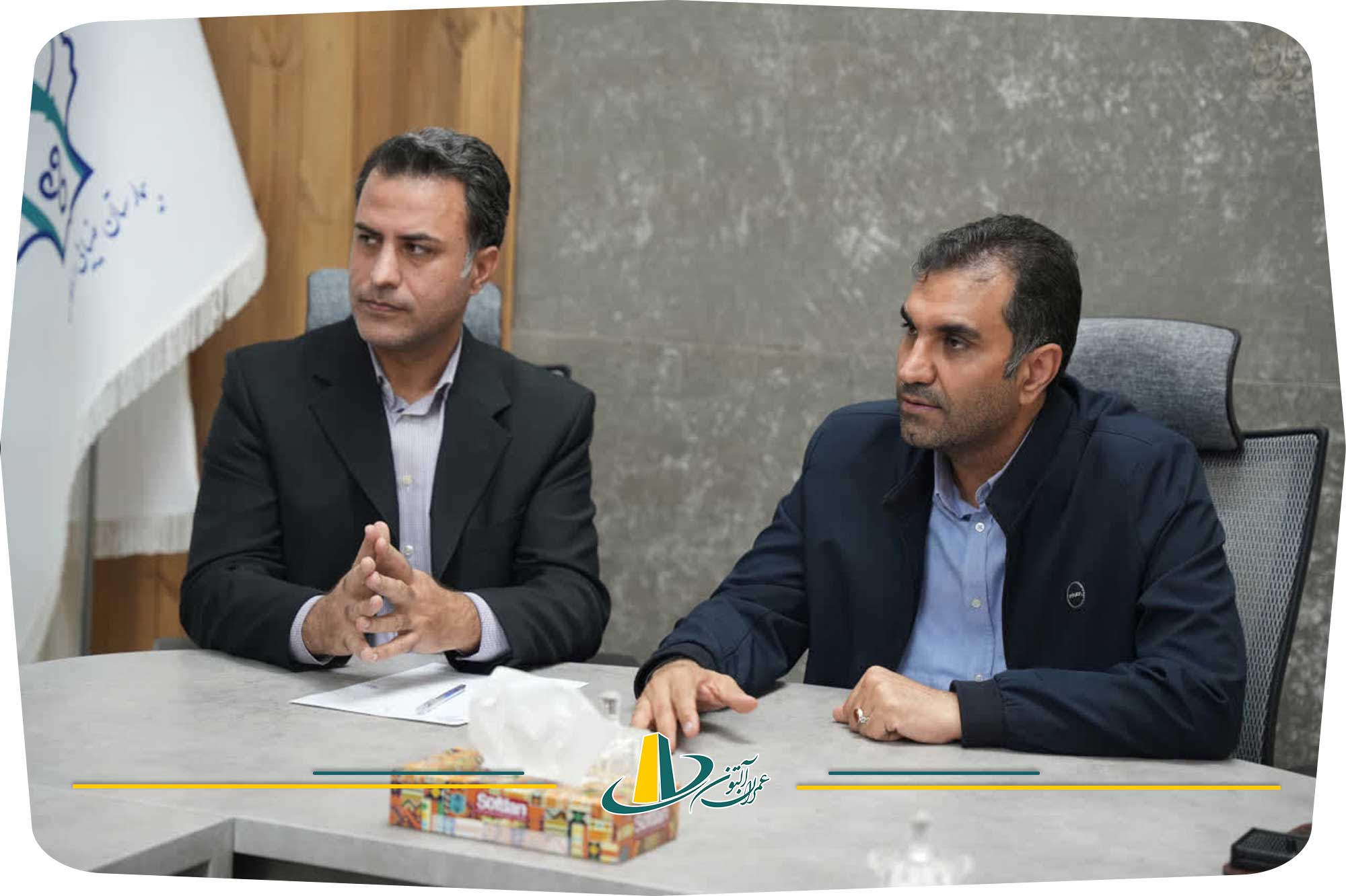 جلسه مدیران بیمارستان در روز بازدید پروژه طرح توسعه